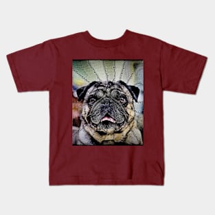 Hypnotic Gaze - Pug Dog Kids T-Shirt